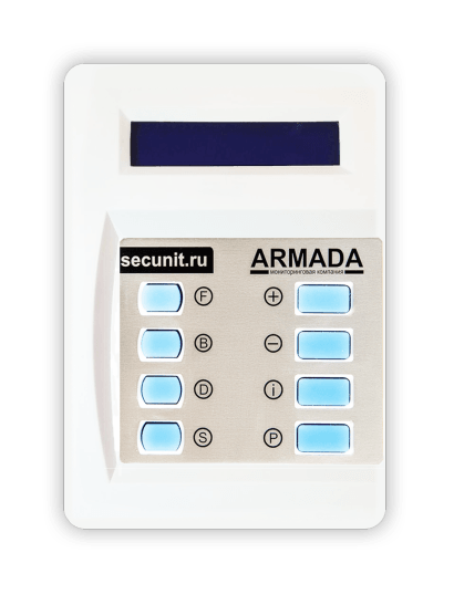 Охранная панель Armada RF™ мониторинговой компании Армада
